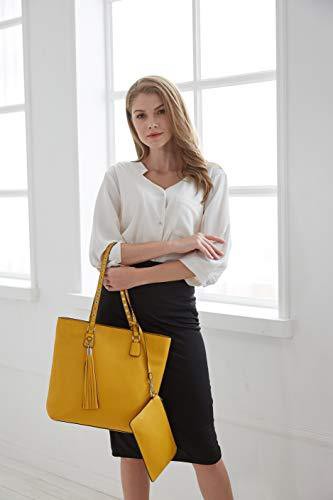 Large Shoulder Tote with pouch