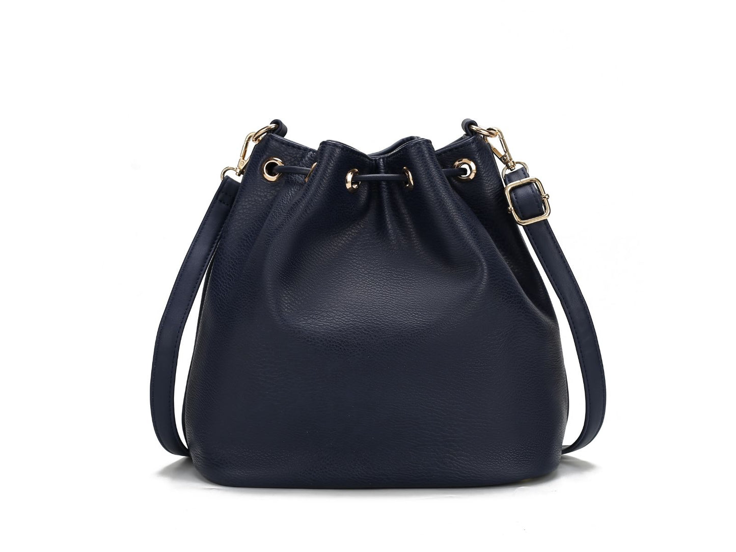 Larissa Vegan Leather Women’s Bucket Bag with Wallet