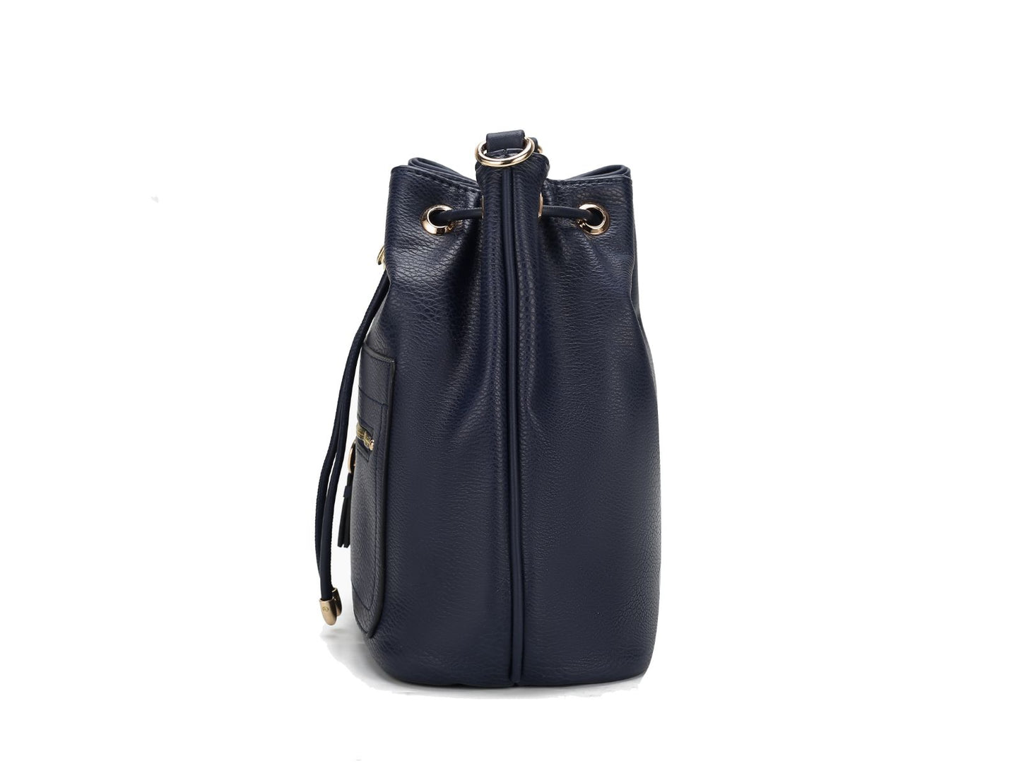 Larissa Vegan Leather Women’s Bucket Bag with Wallet