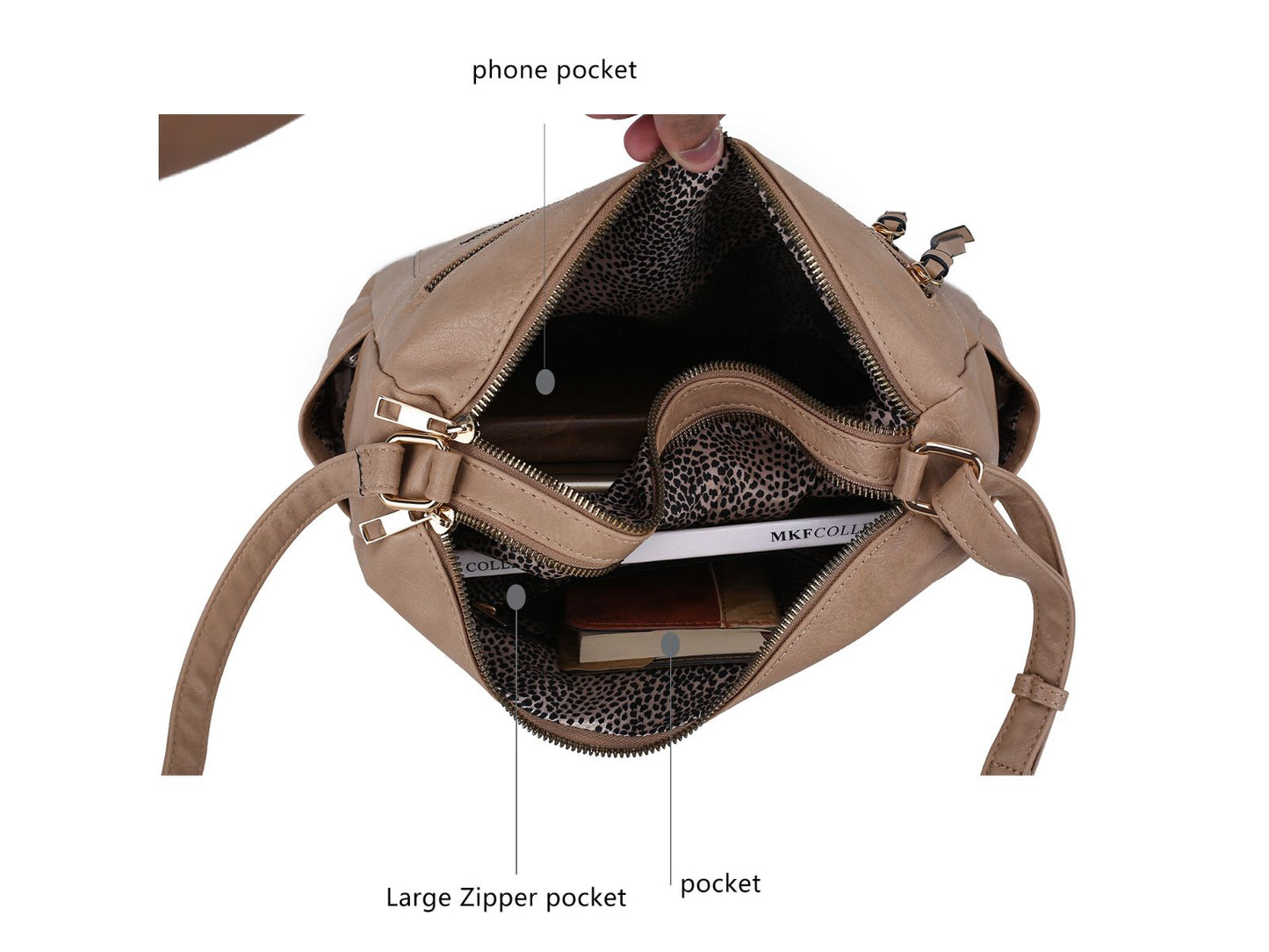 Zilla Vegan Leather Women’s Shoulder Bag