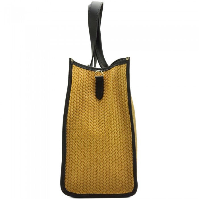 Emily Weave Tote ~ Yellow